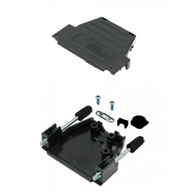 MHDSSK-P-9-L-K MH Connectors  Capots de connecteurs D-Sub en forme de D